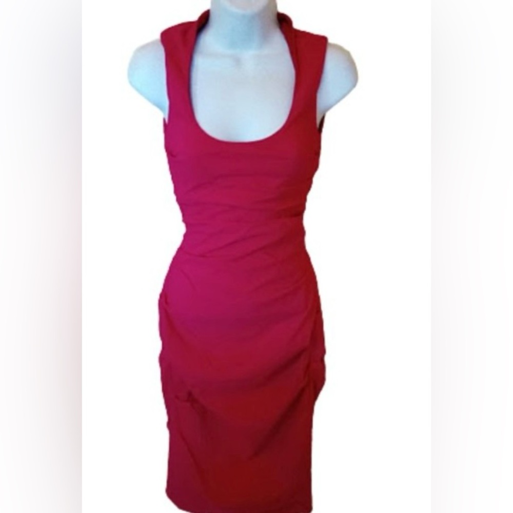 Le CHATEAU Bright Pink Cocktail Dress